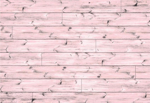 Pink Wood Wall Texture  Rubber Floor Mat