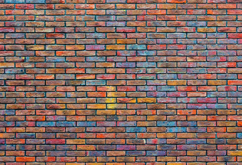 Graffiti Brick Wall Portrait for Picture Rubber Floor Mat