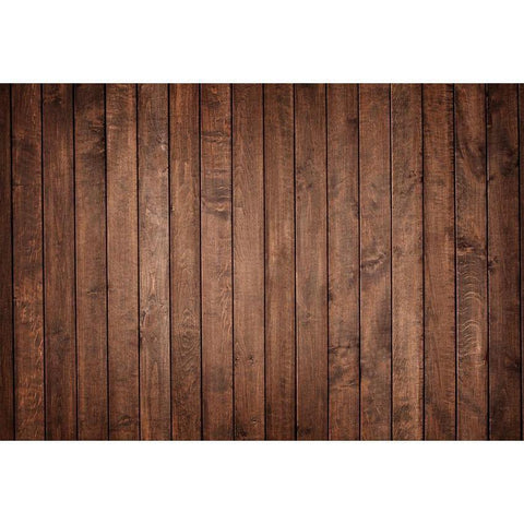 Retro Dark Brown Wooden Floor  Rubber Floor Mat