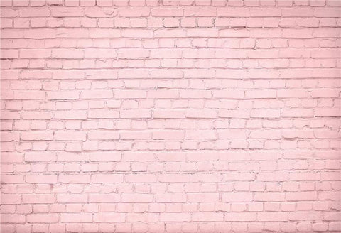 Light Pink Brick Wall  Rubber Floor Mat