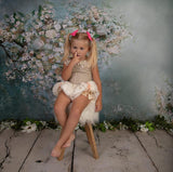 Portrait Floral Wedding Baby Show Backdrop for Photo Studio