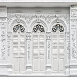 Carved White Door Art Wall  Backdrops for Wedding