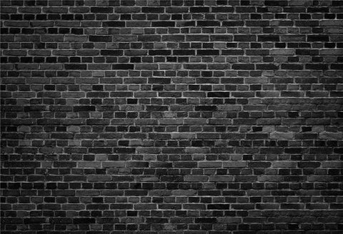 Black Brick Wall Background for Photo Studio Prop Rubber Floor Mat