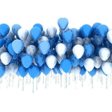 Blue and White Balloons Photography Backdrop For Party Decorations Background