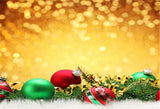 Shiny Gold Christmas Backdrop for Photography