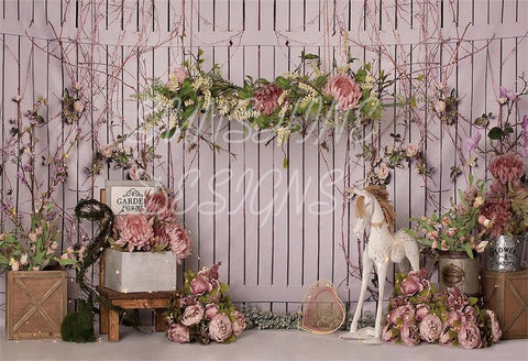 Spring Garden Backdrops for Party by Sunshine