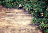 Wooden Christmas Photography Backdrops