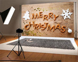 Copy of Wooden Christmas Photography Backdrops