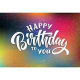 Happy Birthday To You Backdrop For Birthday Party Photography