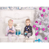 Pink Glitter Christmas Tree Photo Backdrops for Party