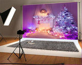 Lavender Christmas Backdrop for Photography Prop
