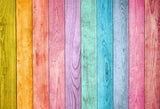 Multicolor Wood Wall Grain Backdrops for Party