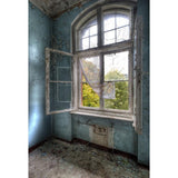 Old and Dirty House Backdrop Window Photography Background