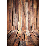 Grunge Brown Wood Floor Texture Backdrop for Photography