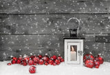 Christmas Photography Backdrop Snowflake Wood Wall Background