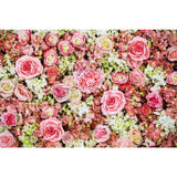 Printed Colorful Flaming flowers Backdrop For Photography