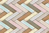 Colorful Wood Wall Photo Booth Prop Backdrop for Studio