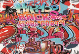 Back to 90th Party Hip Hop Graffiti Backdrops