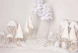 White Christmas Snow Winter Photo Backdrop for Party