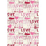 Pink Red LOVE Photography Background Confession Backdrop