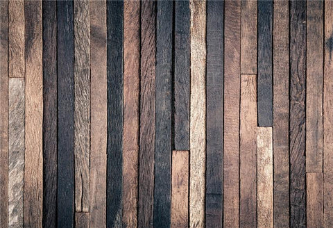 Anti-Wrinkle Dark Wood Wall Photo for Pictures Rubber Floor Mat